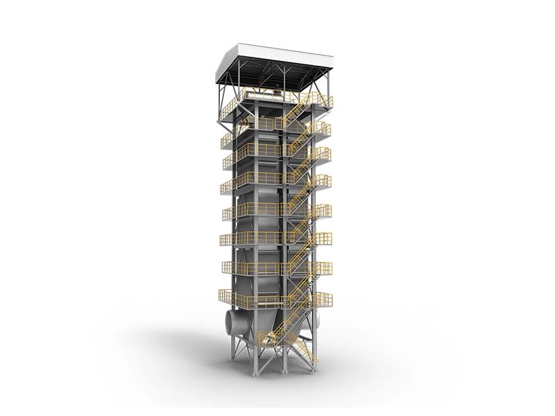 Waste heat boiler – vertical